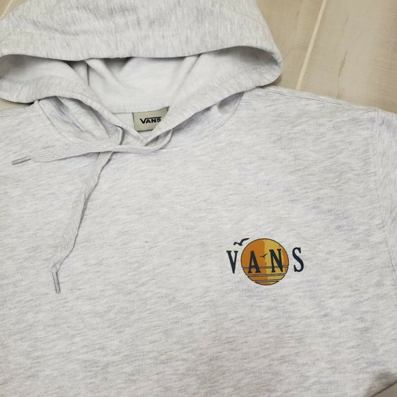 Vans Mens Large Hoodie Sweatshirt Gray NEW - Picture 5 of 5